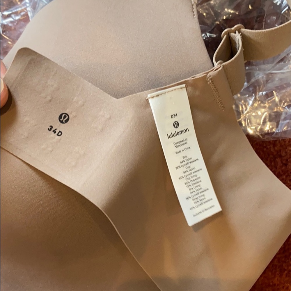 Lululemon Hold True Bra Sand 34D - Picture 3 of 3